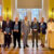 Professor Dr. Andreas Schwarting, Professor Dr. Georg Schett, Professor Daniel H. Solomon, Professor V. Michael Holers, Oberbürgermeister Gert-Uwe Mende, Neil Betteridge, Maarten de Wit, Professorin Désirée van der Heijde, Stadtverordnetenvorsteher Dr. Gerhard Obermayr (v.l.n.r.)